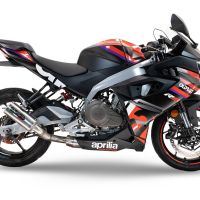 Aprilia RS 457 2024-2025, Gpe Ann. titanium, Full system exhaust, including removable db killer 