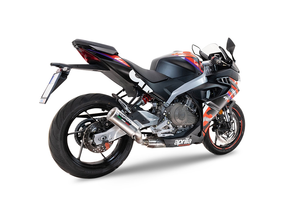 Aprilia RS 457 2024-2025, M3 Inox , Full system exhaust, including removable db killer 