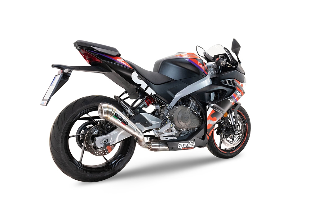 Aprilia RS 457 2024-2025, Powercone Evo, Full system exhaust, including removable db killer 