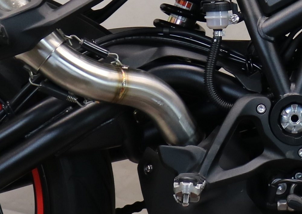 Benelli 752S 2019-2021, M3 Black Titanium, Slip-on exhaust including removable db killer and link pipe 