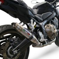 Honda CB650F 2014-2016, Deeptone Inox, Full system exhaust, including removable db killer  