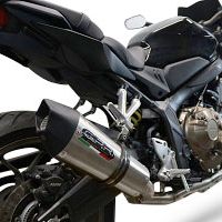 Honda CB650F 2014-2016, Gpe Ann. titanium, Full system exhaust, including removable db killer  