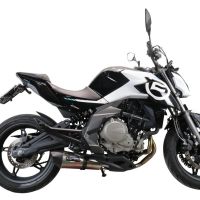 Cf Moto 650 Mt 2021-2024, Gpe Ann. Titanium, Slip-on exhaust including link pipe and removable db killer 