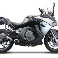 Cf Moto 650 Gt 2022-2024, GP Evo4 Poppy, Slip-on exhaust including removable db killer and link pipe 