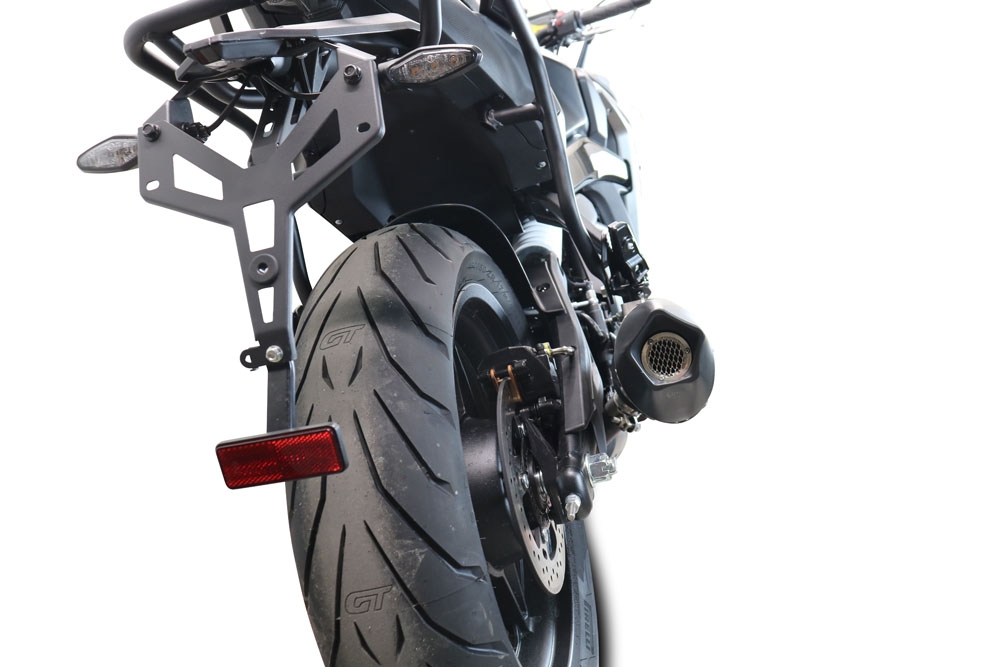 Cf Moto 650 Gt 2022-2024, GP Evo4 Poppy, Slip-on exhaust including removable db killer and link pipe 