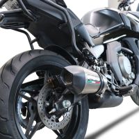 Cf Moto 650 Gt 2022-2024, GP Evo4 Titanium, Slip-on exhaust including removable db killer and link pipe 