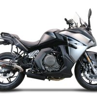 Cf Moto 650 Gt 2022-2024, M3 Poppy , Slip-on exhaust including removable db killer and link pipe 