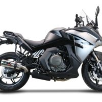 Cf Moto 650 Gt 2022-2024, M3 Inox , Slip-on exhaust including removable db killer and link pipe 