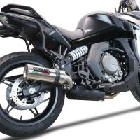 Cf Moto 650 Gt 2022-2024, M3 Titanium Natural, Slip-on exhaust including removable db killer and link pipe 