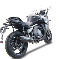 Cf Moto 650 Gt 2022-2024, Furore Nero, Slip-on exhaust including link pipe and removable db killer 