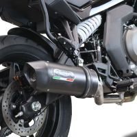 Cf Moto 650 Gt 2022-2024, Furore Nero, Slip-on exhaust including link pipe and removable db killer 