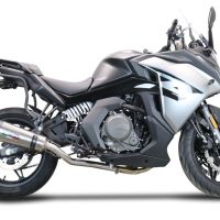 Cf Moto 650 Gt 2022-2024, Gpe Ann. Titanium, Slip-on exhaust including link pipe and removable db killer 