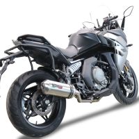 Cf Moto 650 Gt 2022-2024, Satinox , Slip-on exhaust including link pipe and removable db killer 