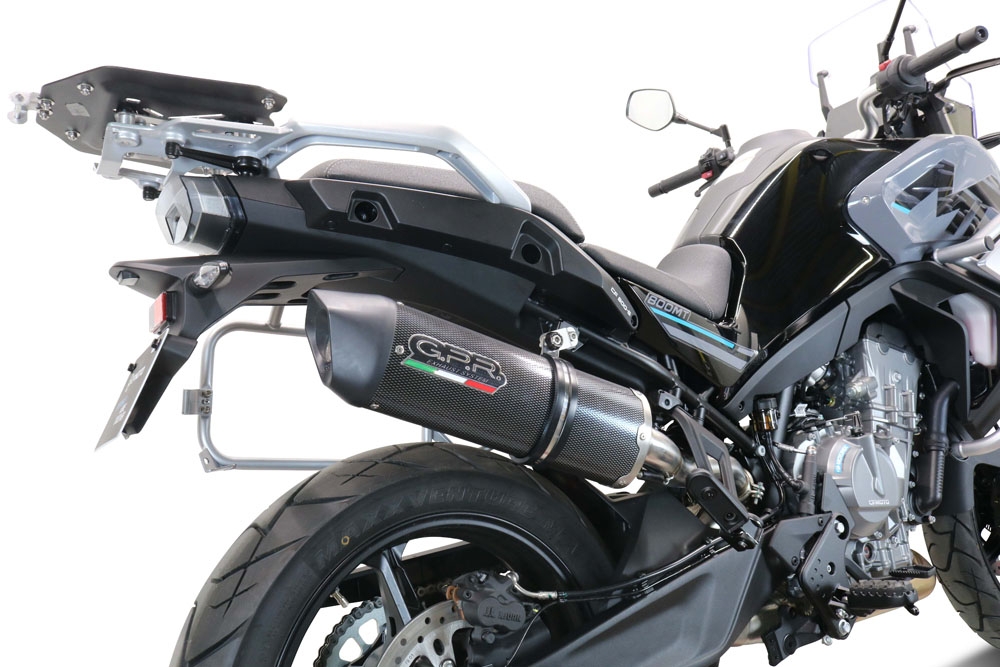 Cf Moto 800 Mt Sport 2022-2024, Furore Evo4 Poppy, Slip-on exhaust including removable db killer and link pipe 