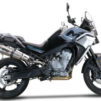 Cf Moto 800 Mt Touring 2022-2024, GP Evo4 Titanium, Slip-on exhaust including removable db killer and link pipe 