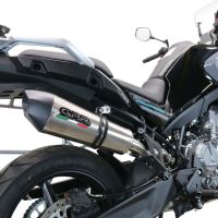 Cf Moto 800 Mt Sport 2022-2024, GP Evo4 Titanium, Slip-on exhaust including removable db killer and link pipe 