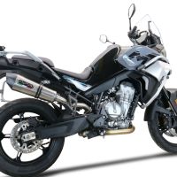 Cf Moto 800 Mt Sport 2022-2024, GP Evo4 Titanium, Slip-on exhaust including removable db killer and link pipe 