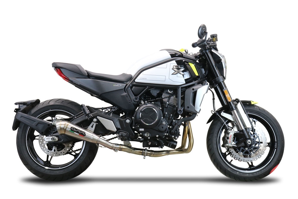 Cf Moto 700 CL-X Sport 2022-2024, Powercone Evo, Mid-Full system exhaust including removable db killer 