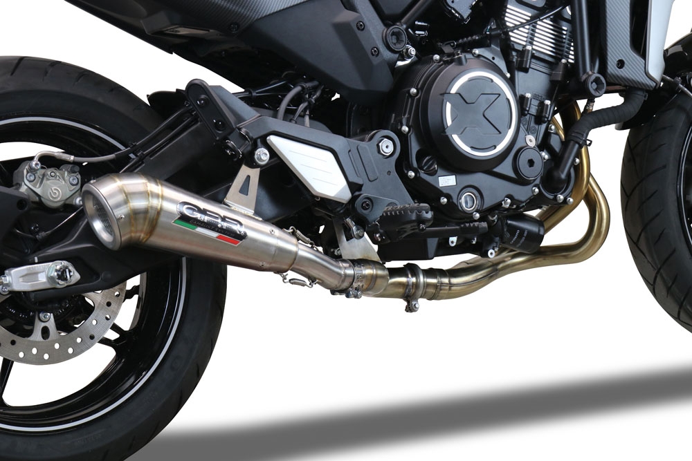 Cf Moto 700 CL-X Adv 2022-2024, Powercone Evo, Mid-Full system exhaust including removable db killer 