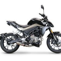 Cf Moto 300 NK 2022-2024, Deeptone Inox, Full system exhaust, including removable db killer 