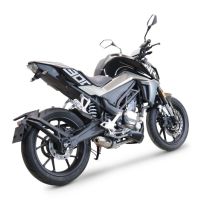 Cf Moto 300 NK 2022-2024, Deeptone Inox, Full system exhaust, including removable db killer 