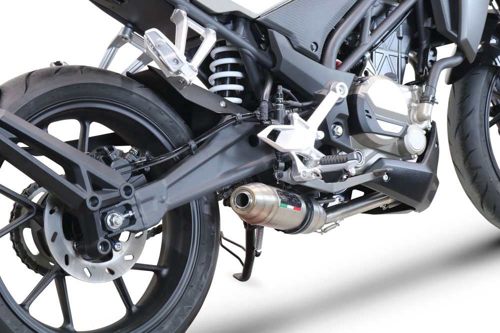 Cf Moto 300 NK 2022-2024, Deeptone Inox, Full system exhaust, including removable db killer 