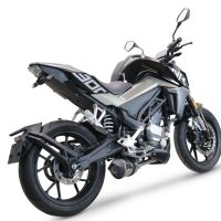 Cf Moto 300 NK 2022-2024, GP Evo4 Titanium, Full system exhaust, including removable db killer 