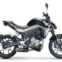 Cf Moto 300 NK 2022-2024, M3 Poppy , Full system exhaust, including removable db killer 