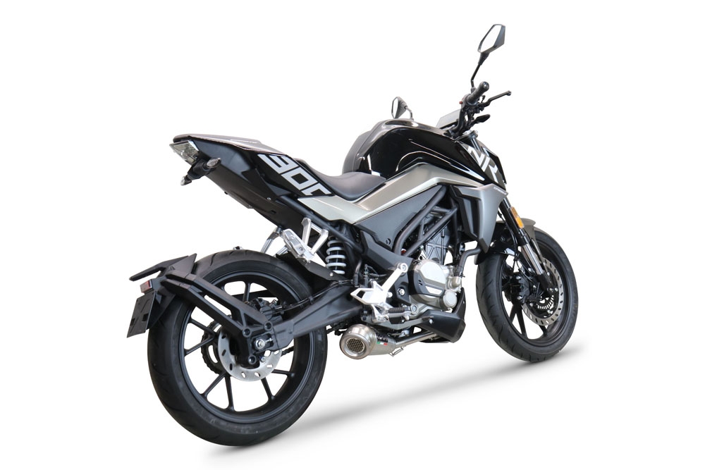 Cf Moto 300 NK 2022-2024, Powercone Evo, Full system exhaust, including removable db killer 