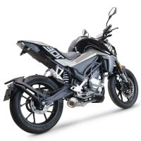 Cf Moto 300 NK 2022-2024, Powercone Evo, Full system exhaust, including removable db killer 