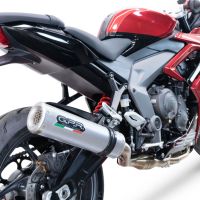 Triumph Daytona 660 2023-2025, M3 Inox , Full system exhaust, including removable db killer 