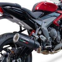 Triumph Daytona 660 2023-2025, M3 Black Titanium, Full system exhaust, including removable db killer 