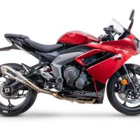 Triumph Daytona 660 2023-2025, Powercone Evo, Full system exhaust, including removable db killer 