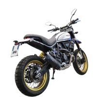 Ducati Scrambler 803 2021-2024, Furore Nero, Slip-on exhaust including link pipe and removable db killer 