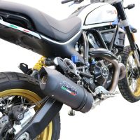 Ducati Scrambler 803 2021-2024, Furore Nero, Slip-on exhaust including link pipe and removable db killer 