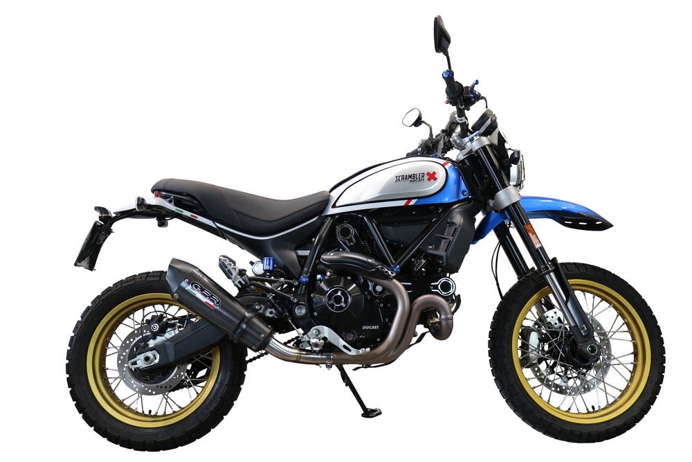 Ducati Scrambler 803 2021-2022, Gpe Ann. Poppy, Slip-on exhaust including link pipe and removable db killer 