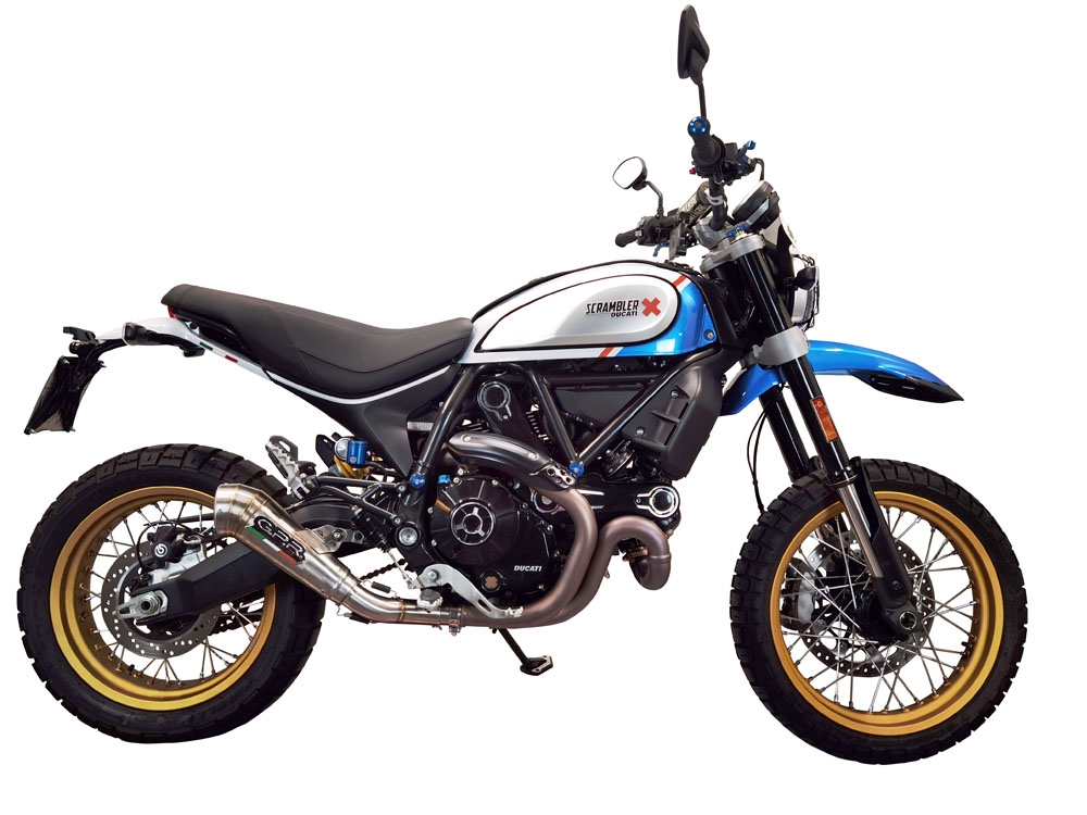 Ducati Scrambler 803 2021-2022, Powercone Evo, Slip-on exhaust including link pipe and removable db killer 