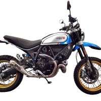 Ducati Scrambler 803 2021-2022, Powercone Evo, Slip-on exhaust including link pipe and removable db killer 