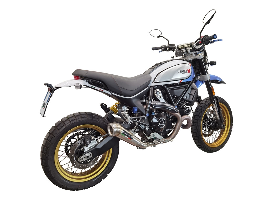 Ducati Scrambler 803 2021-2024, Powercone Evo, Slip-on exhaust including link pipe and removable db killer 