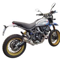 Ducati Scrambler 803 2021-2024, Powercone Evo, Slip-on exhaust including link pipe and removable db killer 