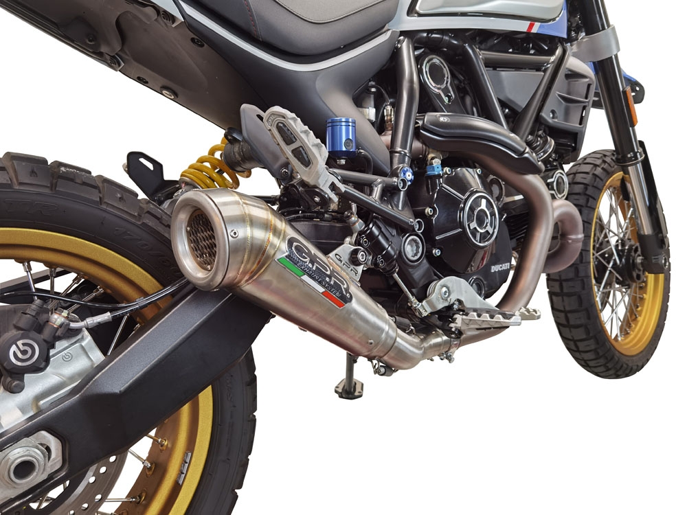 Ducati Scrambler 803 2021-2022, Powercone Evo, Slip-on exhaust including link pipe and removable db killer 