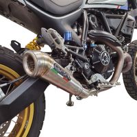 Ducati Scrambler 803 2021-2024, Powercone Evo, Slip-on exhaust including link pipe and removable db killer 