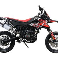 Aprilia Sx 125 2021-2024, Albus Evo4, Slip-on exhaust including link pipe and removable db killer 