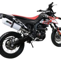 Aprilia Sx 125 2021-2024, Albus Evo4, Slip-on exhaust including link pipe and removable db killer 