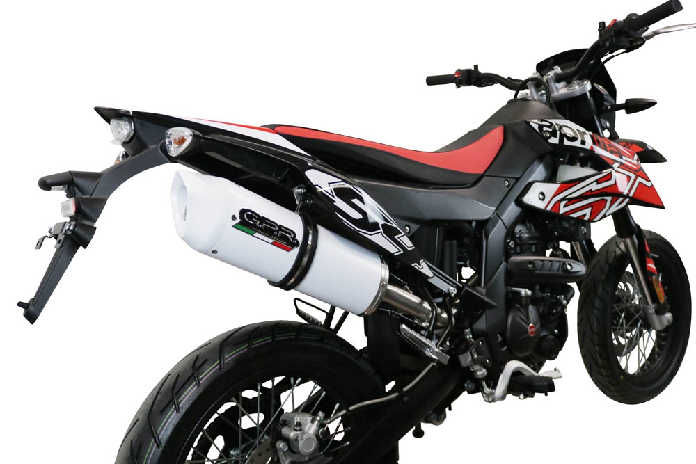 Aprilia Rx 125 2021-2024, Albus Evo4, Slip-on exhaust including link pipe and removable db killer 