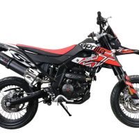 Aprilia Sx 125 2021-2024, Furore Evo4 Poppy, Slip-on exhaust including link pipe and removable db killer 