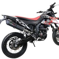 Aprilia Sx 125 2021-2024, Furore Evo4 Poppy, Slip-on exhaust including link pipe and removable db killer 