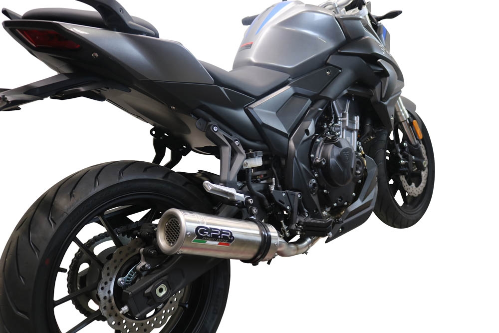 Voge 500R 2021-2024, M3 Inox , Slip-on exhaust including removable db killer and link pipe 