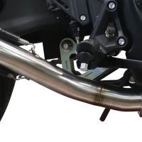 GPR exhaust compatible with  Voge 500R 2021-2024, Furore Nero, Slip-on exhaust including link pipe 