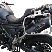 Voge 650DSX 2021-2024, Furore Evo4 Nero, Slip-on exhaust including link pipe and removable db killer 